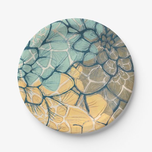 Dahlia Dance I Pappteller (Vorderseite)