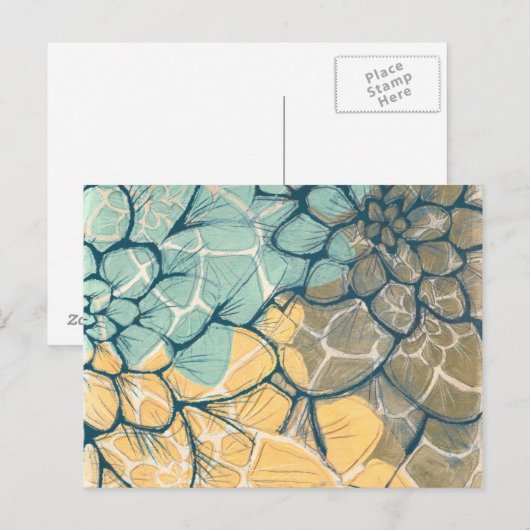 Dahlia Dance I Postkarte (Vorne/Hinten)