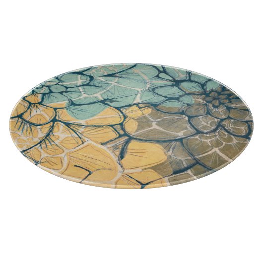 Dahlia Dance I Schneidebrett (Ecke)