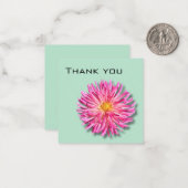 Dahlia Dankeschön Karte (Vorderseite/Rückseite Beispiel)
