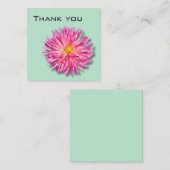 Dahlia Dankeschön Karte (Vorne/Hinten)