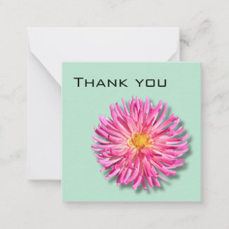 Dahlia Dankeschön Karte