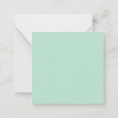 Dahlia Dankeschön Karte (Rückseite)