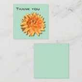 Dahlia Dankeschön Karte (Vorne/Hinten)