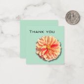Dahlia Dankeschön Karte (Vorderseite/Rückseite Beispiel)
