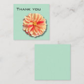 Dahlia Dankeschön Karte (Vorne/Hinten)