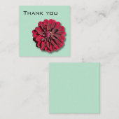 Dahlia Dankeschön Karte (Vorne/Hinten)