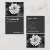 Dahlia 'David Howard' - 80pc Gray Visitenkarte (Vorne/Hinten)