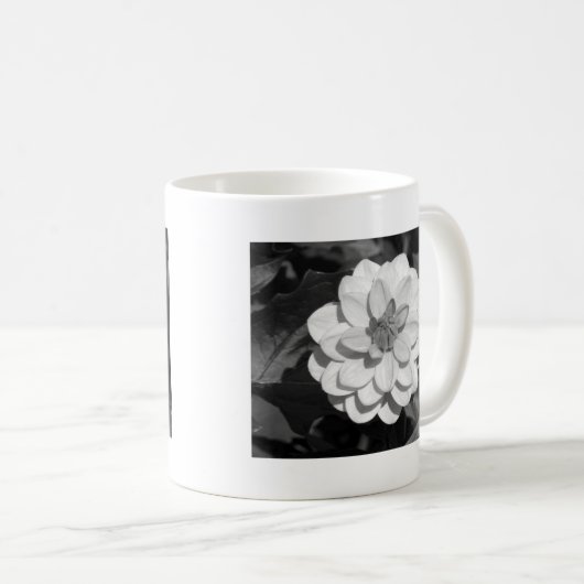Dahlia 'David Howard' B&W Kaffeetasse (VorderseiteRechts)