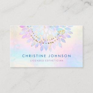 Dahlia Dekoration Salon Wellness-Center Visitenkarte