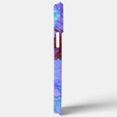 Dahlia Delight in schöner Blues Phone Case (Rückseite / Rechts)