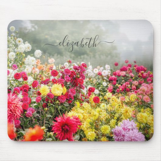 Dahlia Field Mousepad (Vorne)