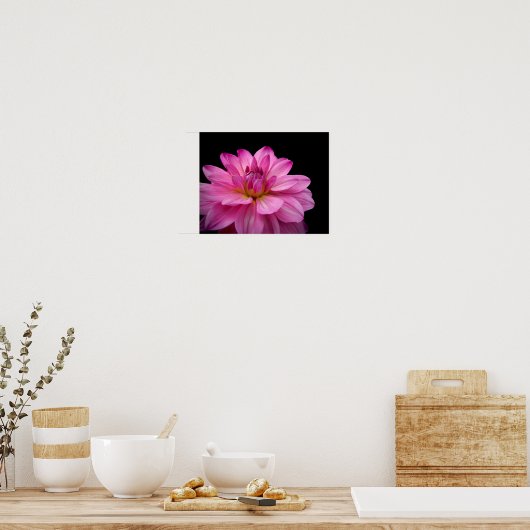 Dahlia Figurine Pink Poster (Küche)