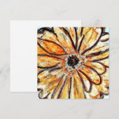 Dahlia Flat Greeting Card Dankeskarte (Vorne/Hinten)