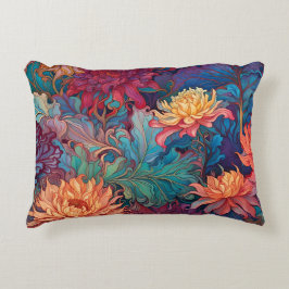 Dahlia Floral Tapestry Dekokissen