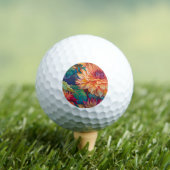 Dahlia Floral Tapestry Golfball (Insitu T-Shirt)
