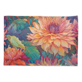 Dahlia Floral Tapestry Kissenbezug (Rückseite-Links)