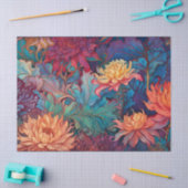 Dahlia Floral Tapestry Seidenpapier (Basteln)