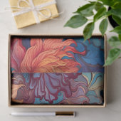 Dahlia Floral Tapestry Seidenpapier (Geschenk)