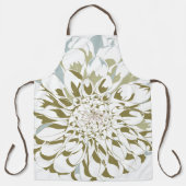 Dahlia flower apron schürze (Vorderseite)