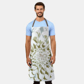 Dahlia flower apron schürze (Getragen)