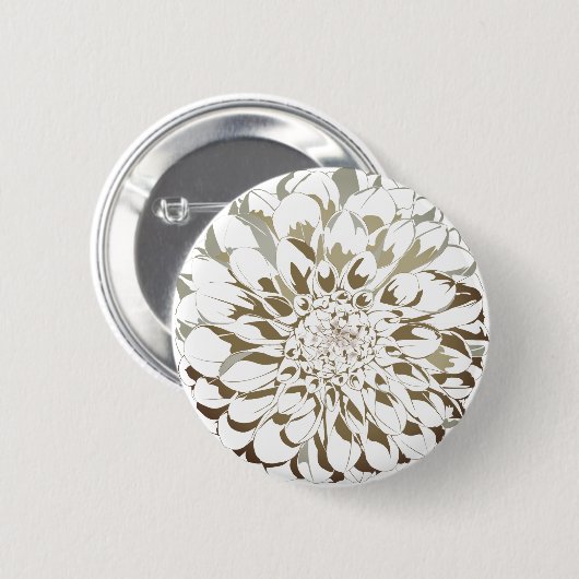 Dahlia Flower Button (Vorne & Hinten)