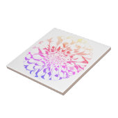Dahlia flower ceramic tile - violet tones fliese (Seite)