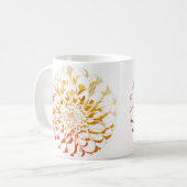 Dahlia flower classic mug kaffeetasse (Vorderseite Links)