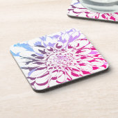 Dahlia flower coaster set getränkeuntersetzer (Linke Seite)