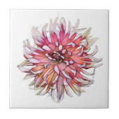 DAHLIA FLOWER FLIESE (Vorderseite)