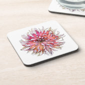 DAHLIA FLOWER GETRÄNKEUNTERSETZER (Linke Seite)