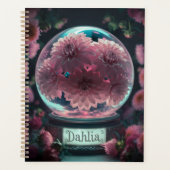 Dahlia Flower Globe  Planer (Vorderseite)