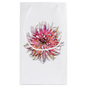 DAHLIA FLOWER KLEINE GESCHENKTÜTE (Rückseite)