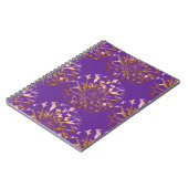 Dahlia flower notebook notizblock (Linke Seite)