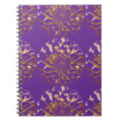 Dahlia flower notebook notizblock (Vorderseite)
