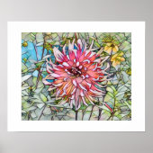DAHLIA FLOWER POSTER (Vorne)
