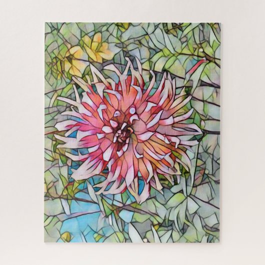 DAHLIA FLOWER PUZZLE (Vertikal)