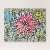 DAHLIA FLOWER PUZZLE (Horizontal)