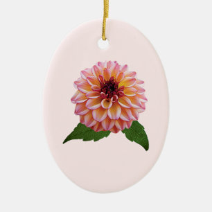 Dahlia Foxy Lady Keramik Ornament