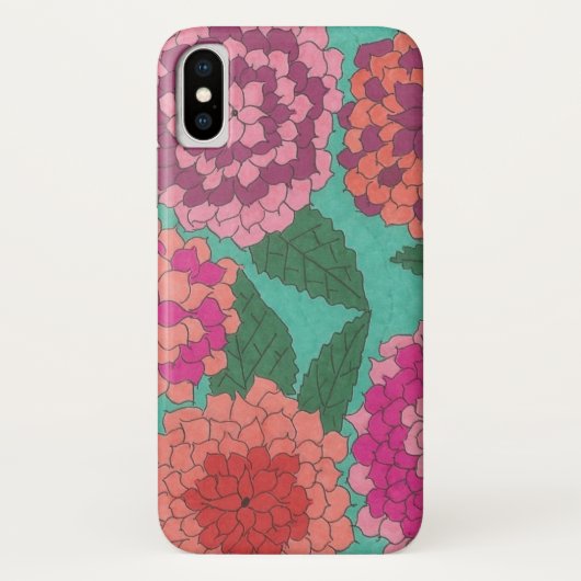 Dahlia Garden Case-Mate iPhone Hülle (Rückseite)