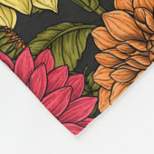 Dahlia Garden Fleecedecke (Ecke)