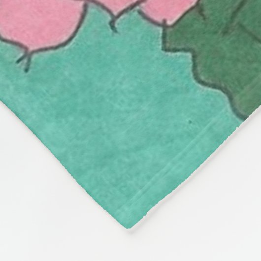 Dahlia Garden Fleecedecke (Ecke)