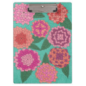 Dahlia Garden Klemmbrett (Vorderseite)