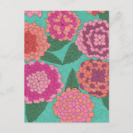 Dahlia Garden Postkarte