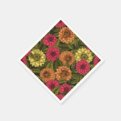 Dahlia Garden Serviette (Ecke)