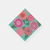 Dahlia Garden Serviette (Ecke)