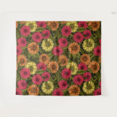 Dahlia Garden Wandteppich (Vorderseite (Horizontal))