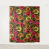 Dahlia Garden Wandteppich (Vorderseite)