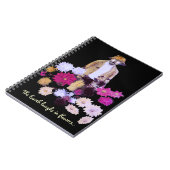 Dahlia Gardener Notebook Notizblock (Linke Seite)