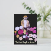 Dahlia Gardener Postcard Postkarte (Stehend Vorderseite)